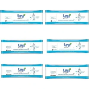 Unımed Antibakteriyel Vücut Yıkama Havlusu 50'li 6 Paket