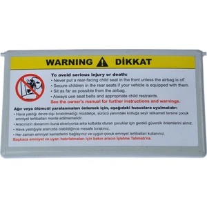 Alpha Auto Part Mercedes C Class W203 2001-2007 Için Güneşlik Ayna Kapak Gri Renk