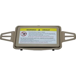 Alpha Auto Part Mercedes E Class W211 2003-2009 Için Güneşlik Ayna Kapak Bej Renk