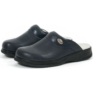 20TASARIMTERLIK Erkek Lacivert Klasik Sabo Terlik Hemşire Terliği Hastane Terliği Sabo Terlik Medikal Sabo Terlik Personel Terliği Rahat Sabo Terlik