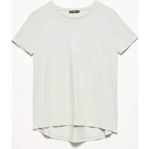 3471 Bisiklet Yaka Basic T-Shirt-Gri