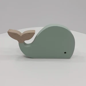 Coolkids Studio, Dekoratif Balina Blok, Mint-Naturel