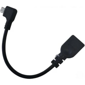 Sağ Dirsek 90° Micro USB Otg Kablo 17CM USB Tip-A Dişi Mikro USB Konnektör