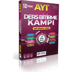 Yanıt Yayınları  AYT Ders Bitirme Kampı Eşit Ağır. Sözel
