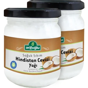 Hindistan Cevizi Yağı Soğuk Sıkım 200 ml 2 Li Set