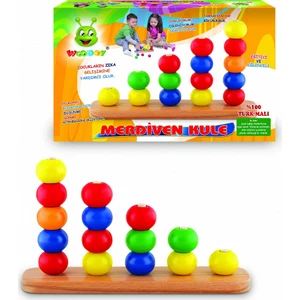 Ahşap Oyuncak - Merdiven Kule