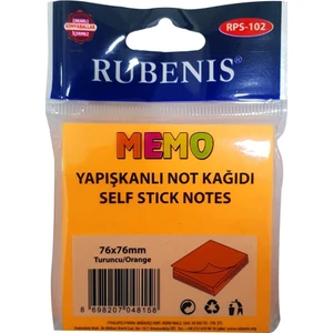 Yapışkanlı Not Kağıdı Turuncu