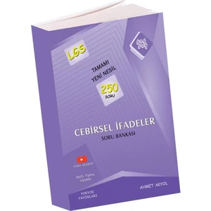 8. Sınıf Cebirsel Ifadeler 250'şer Soru Bankası