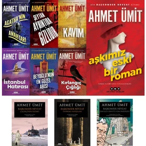 Aşkımız Eski Bir Roman - Kırlangıç Çığlığı - İstanbul Hatırası - Şeytan Ayrıntıda Gizlidir - Agatha'nın Anahtarı - 10 Kitap - Ahmet Ümit