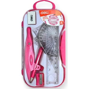 8 Parça Pergel Seti - Pembe