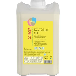 Renkli Çamaşırlar Için Yıkama Sıvısı  20-60 Oc - Organik Nane ve Limonotu Özlü  5 Lt