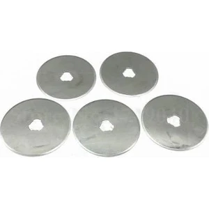 PeriStore Patchwork Kırkyama Makası için 45MM Yuvarlak Yedek Bıçak 5 Adet