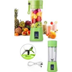 Keyfi Sepet  Portatif Taşınabilir USB Şarjlı Mikser El Blender Yeşil 380