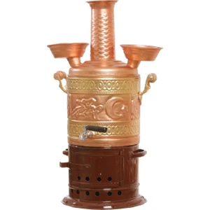 Hk Tedarik Bakır Semaver 5 Litre Sobalı