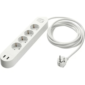 Koppla 2 Usb Girişli 4'Lü Priz Beyaz