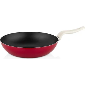 Ppilla Redio 32 cm Wok Tava Kırmızı Renk