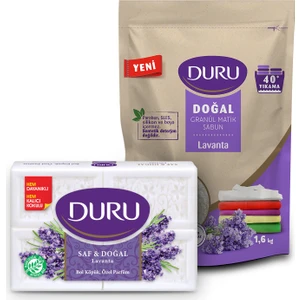 Granül Lavanta 1,6kg ve Saf Doğal Lavanta Sabun 600GR