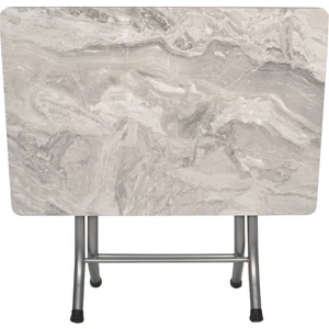 Mermer Desenli Katlanabilir Masa (60*90)