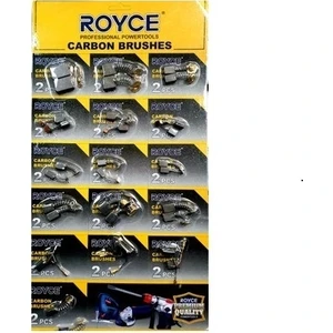 Kaya Makina Royce 16'lı Matkap Spiral Hilti Kırıcı Kömür Seti