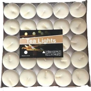 Tea Lights Mum 50 Li Paket Beyaz