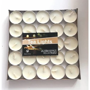 Tealight Ekru Mum 100 Lü Paket 