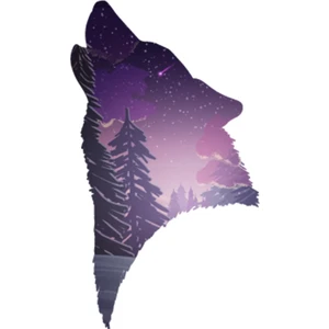 Art Pap Howl At The Moon Sticker - Kurt Özel Serisi