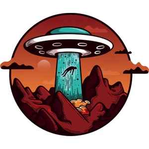 Art Pap Escape From The World Sticker - Space Serisi