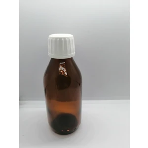 250CC Kahverengi Cam Ecza Şişesi,düzkapak,amber Şişe,medikal Şişe,50 Adet