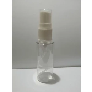 20ML Şeffaf Plastik Şişe+Sprey Başlık,dezenfektan Şişesi,medikal Şişe,boş Şişe,50 Adet