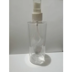 250ML Şeffaf Plastik Şişe+Sprey Başlık,dezenfektan Şişesi,medikal Şişe,boş Şişe,50 Adet