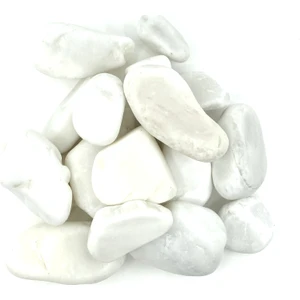 Ender Peyzaj Dolomit Taş Doğal Beyaz Taş Süs Taşı 4-6 cm 25 kg
