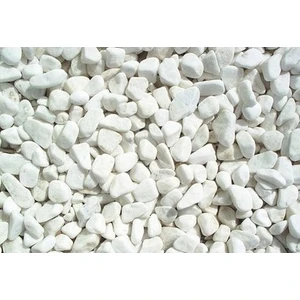 Ender Peyzaj Dolomit Taş Doğal Beyaz Taş Süs Taşı 1-2 cm 25 kg