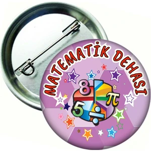 Hediye Panayırı Matematik Dehası Rozeti (20 Adet)