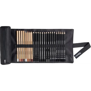 Rembrandt Çantalı Eskiz Seti 24 Parça Keçeli Kalemlerle Taşınabilir Siyah