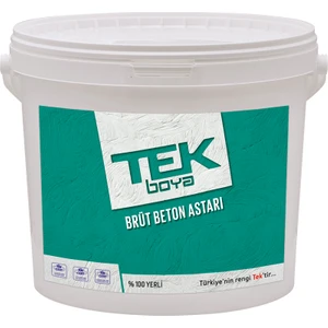 Tek Boya Tek Brüt Beton Astarı Yeşil 3  kg