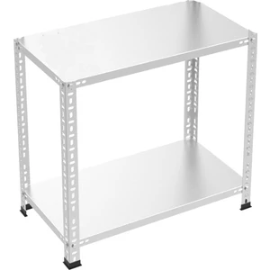 Galvanizraf 2 Katlı Galvaniz Çelik Raf Arşiv Rafı Depo Rafı Kiler Rafı 31X60X100