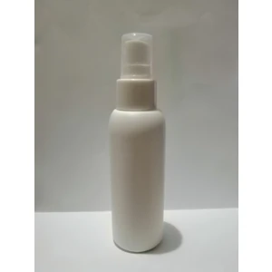 100ML Beyaz Mat Plastik Şişe+Sprey Başlık,medikal Şişe,boş Şişe,50 Adet