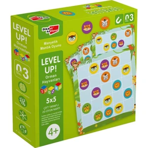 Dikkat Atolyesi Yayınları Levelup! 3 - Orman Hayvanları Sudoku