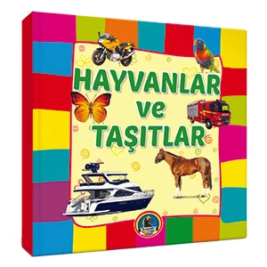 Hayvanlar ve Taşıtlar - Büyük Boy Karton Kitap
