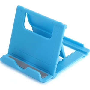 Masa  Üstü Tablet Standı Telefon Standı Fold Stand Mavi