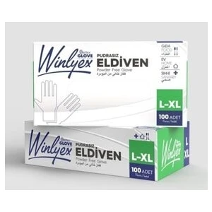 Winylex Pudrasız Hijyenik Eldiven L / Xl Beden 100'LÜ