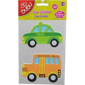 Eva 3D Sticker Taksi - Okul Servisi