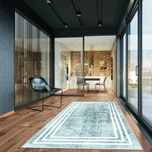 Confidence Home Dijital Baskı Yıkanabilir Kaymaz  Taban Salon Halısı Mutfak Halısı Koridor Halısı