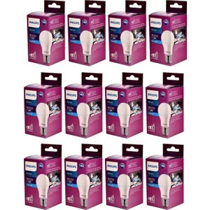 Mycare LED Lamba 8W - 60W E27 Duy 6500K Beyaz Işık (12 Li Paket)