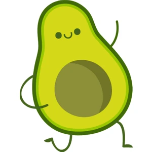 Art Pap Avanak Avokado Sticker