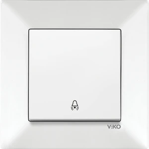 Karre Zil Anahtarı Modern Tasarım ve Kaliteli Malzeme ile Estetik Beyaz Renk