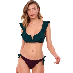 5400 Yeşil Fırfırlı Bikini Takımı
