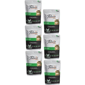 Tahılsız Yetişkin Tavuklu Yaş Kedi Maması 85 gr (6 Adet)