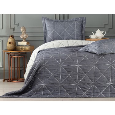 Madame Coco Delphine King Size Yatak Ortusu Indigo Fiyati