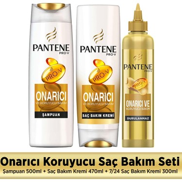 Pantene Onarici Ve Koruyucu Bakim Seti Sampuan Krem Fiyati